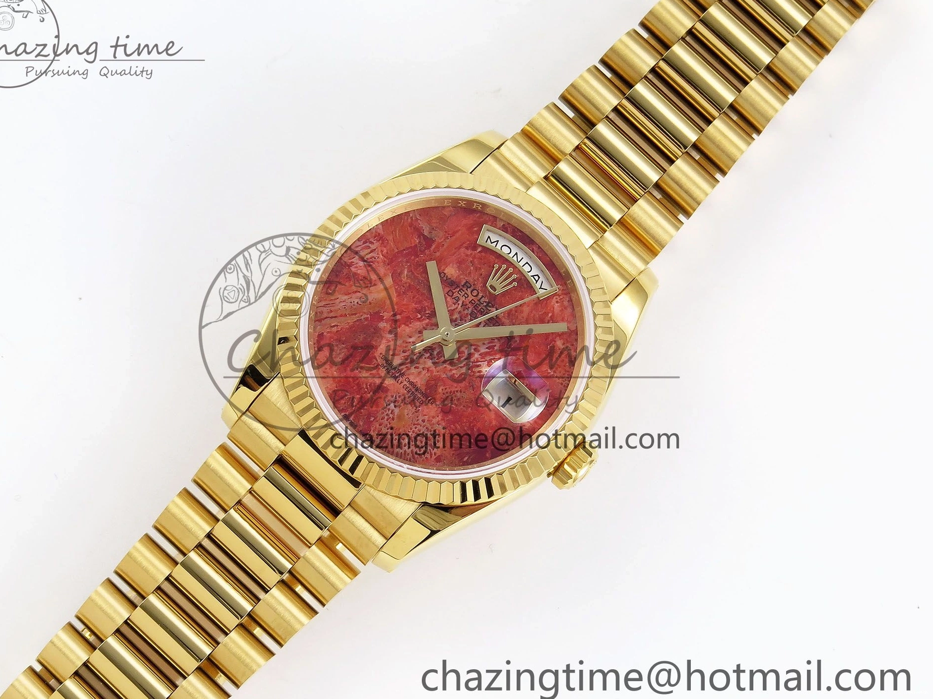 Bracelet RAF Dial Edition YG Best on A2836 Rock Date YG 36 Day 0122